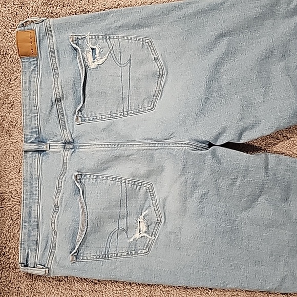 Women's AMERICAN EAGLE "Kick Boot Crop" Next Level Stretch Jeans Sz 18 Regular - Picture 8 of 8